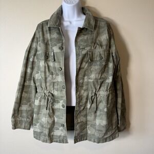 VTG American Eagle Camo Cargo Jacket Women's medium urban rocker Pockets